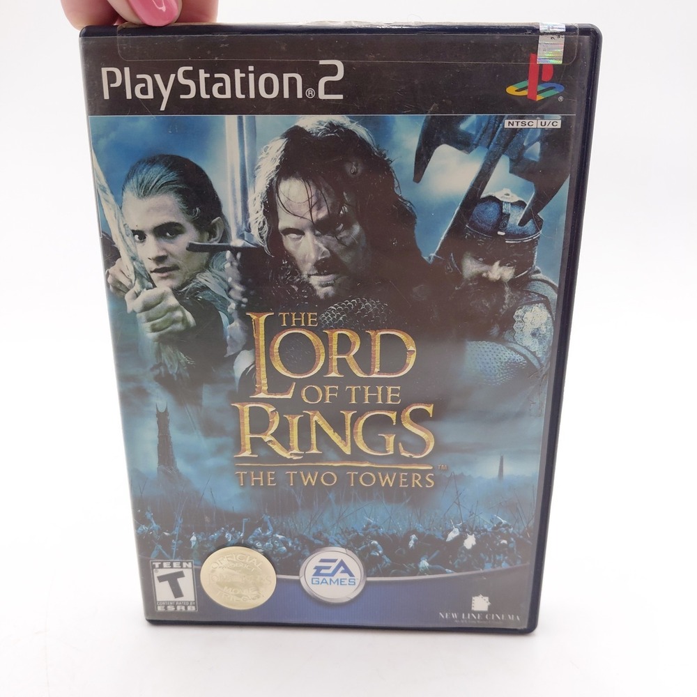 Lord Of The Rings: 2 Towers Game Sony PlayStation 2 & 8mb Memory Card